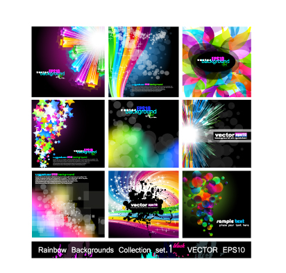 free vector Symphony of the background vector fashion glare 1